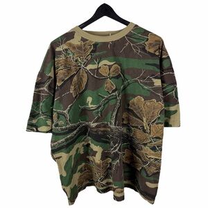 Vintage 90s Horizon Green Camo Boxy Fit Essential Hunting Shirt Size 2XL
